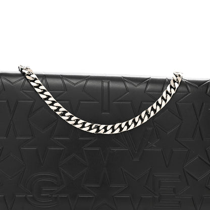Givenchy Calfskin Star Embossed Chain Wallet Black 7 of 11