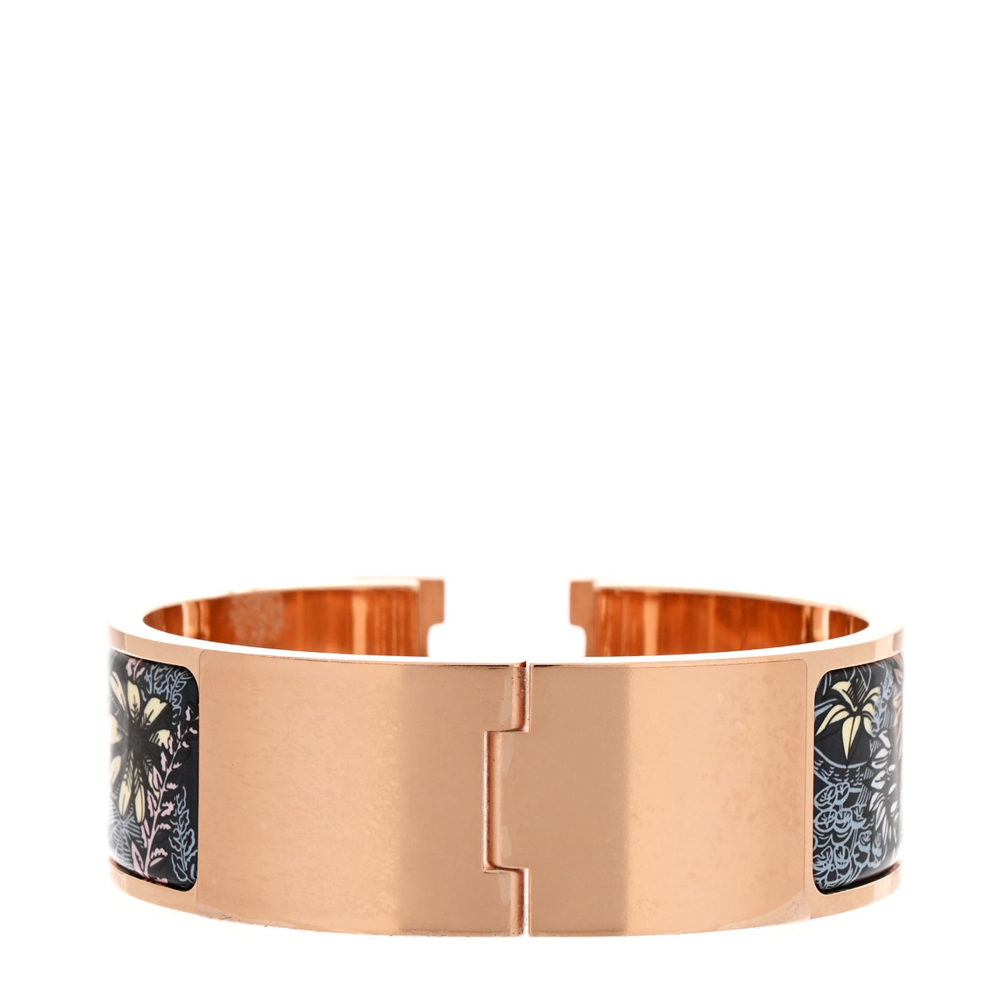 Enamel Printed Wide Sous Un Battement D'Ailes Clic Clac H Bracelet PM Galaxie