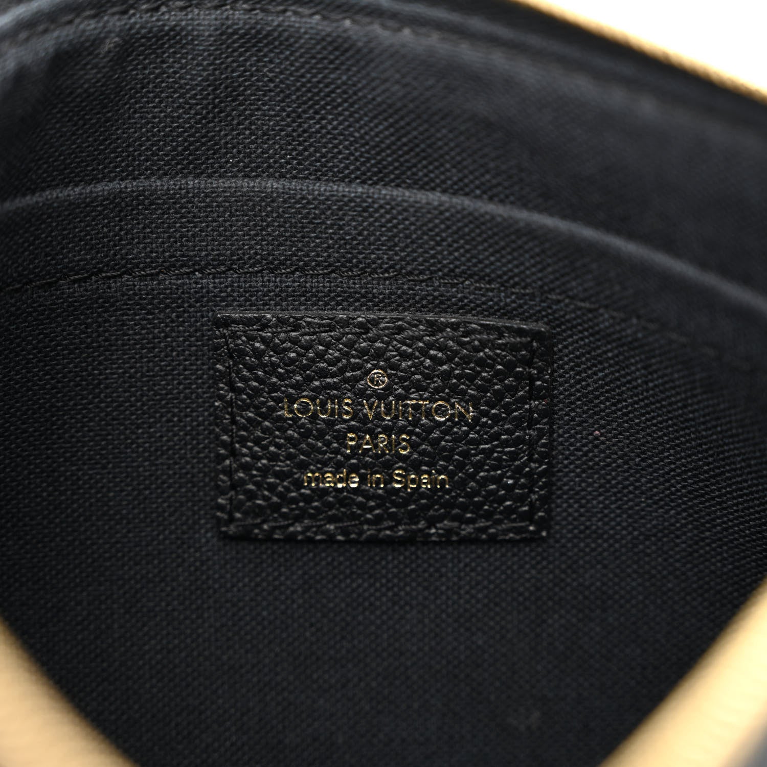 Louis Vuitton Monogram Pallas Clutch Black 6 of 10