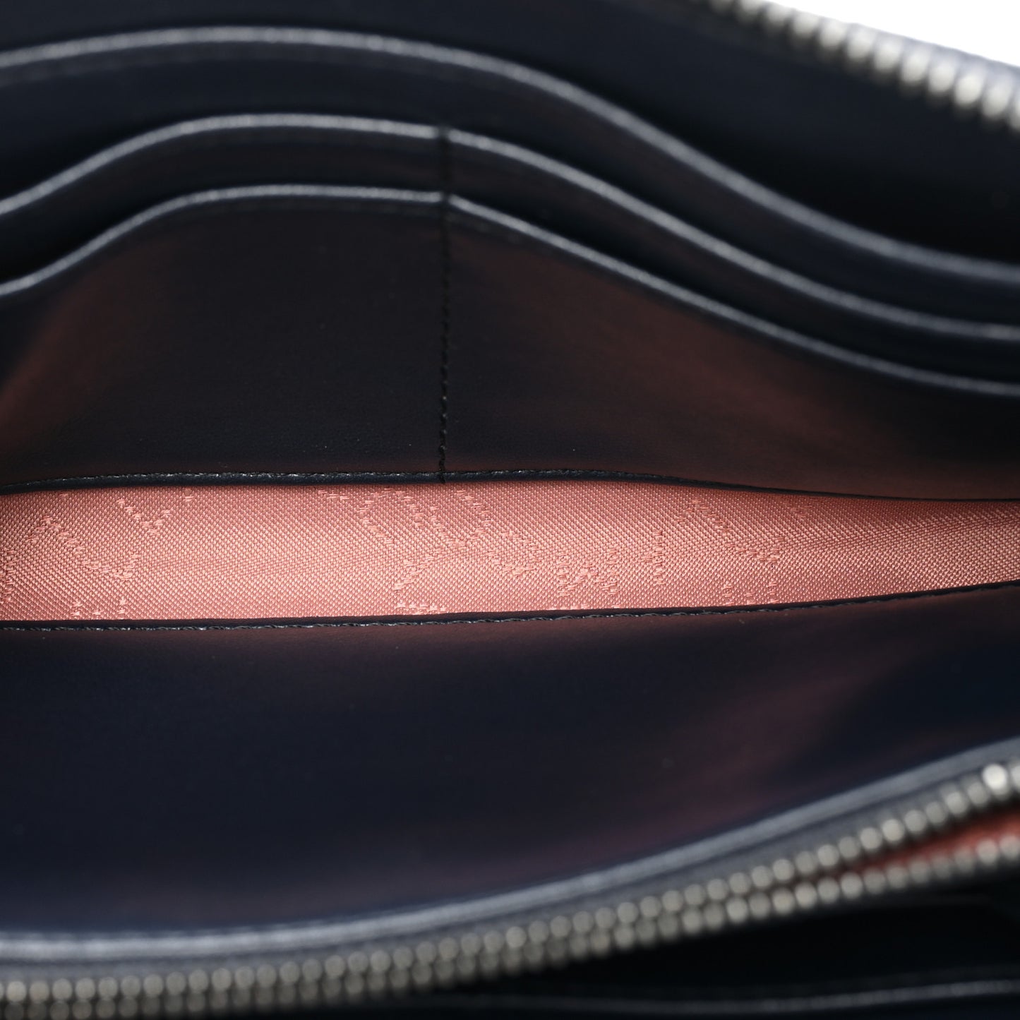 Shaggy Deer Falabella Zip Around Wallet Navy