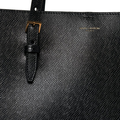 Saint Laurent Calfskin Large Shopping Tote Black 8 of 14