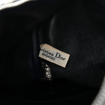 Christian Dior Monogram Boston Navy Blue 5 of 16