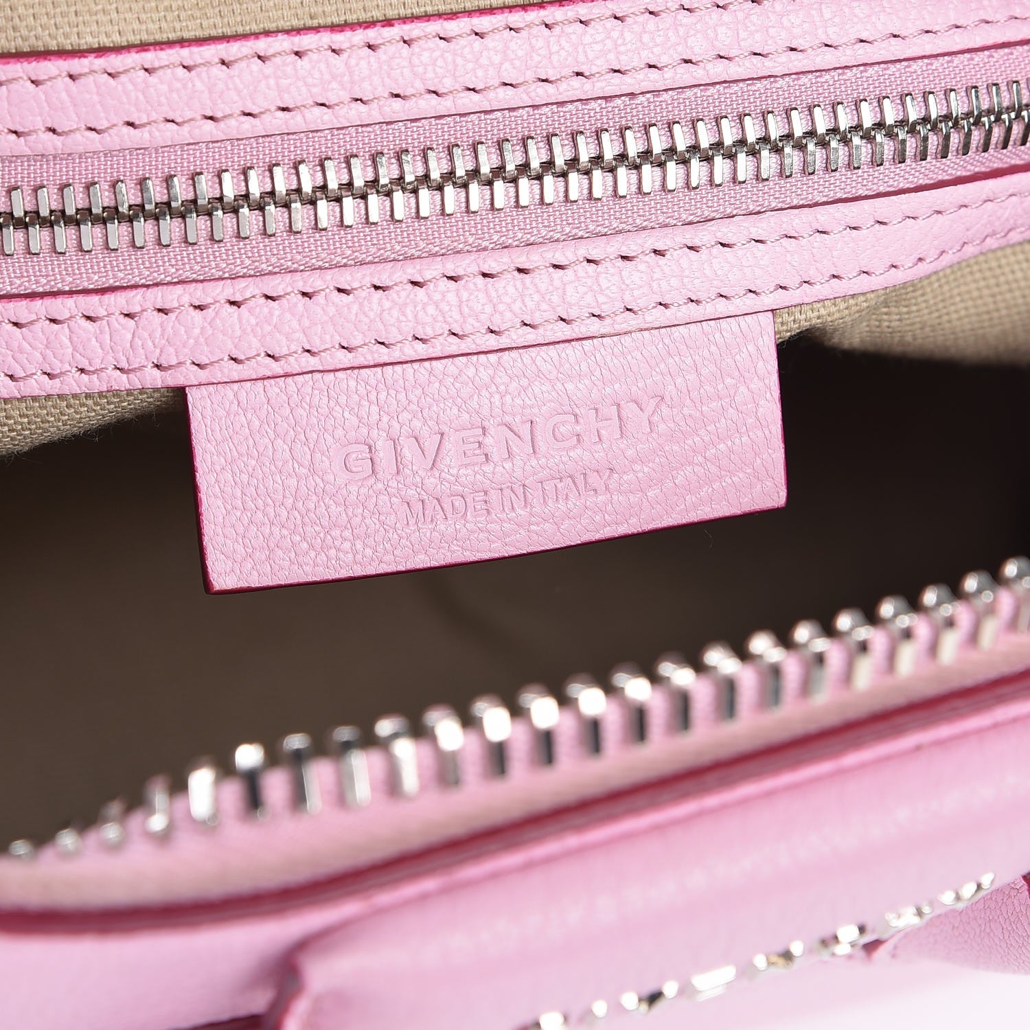 Givenchy Sugar Goatskin Mini Tri-Color Antigona Bright Pink White Fuchsia 6 of 8