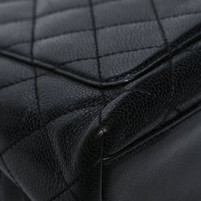 Chanel Caviar Quilted Jumbo Kelly Flap Black 10 of 13