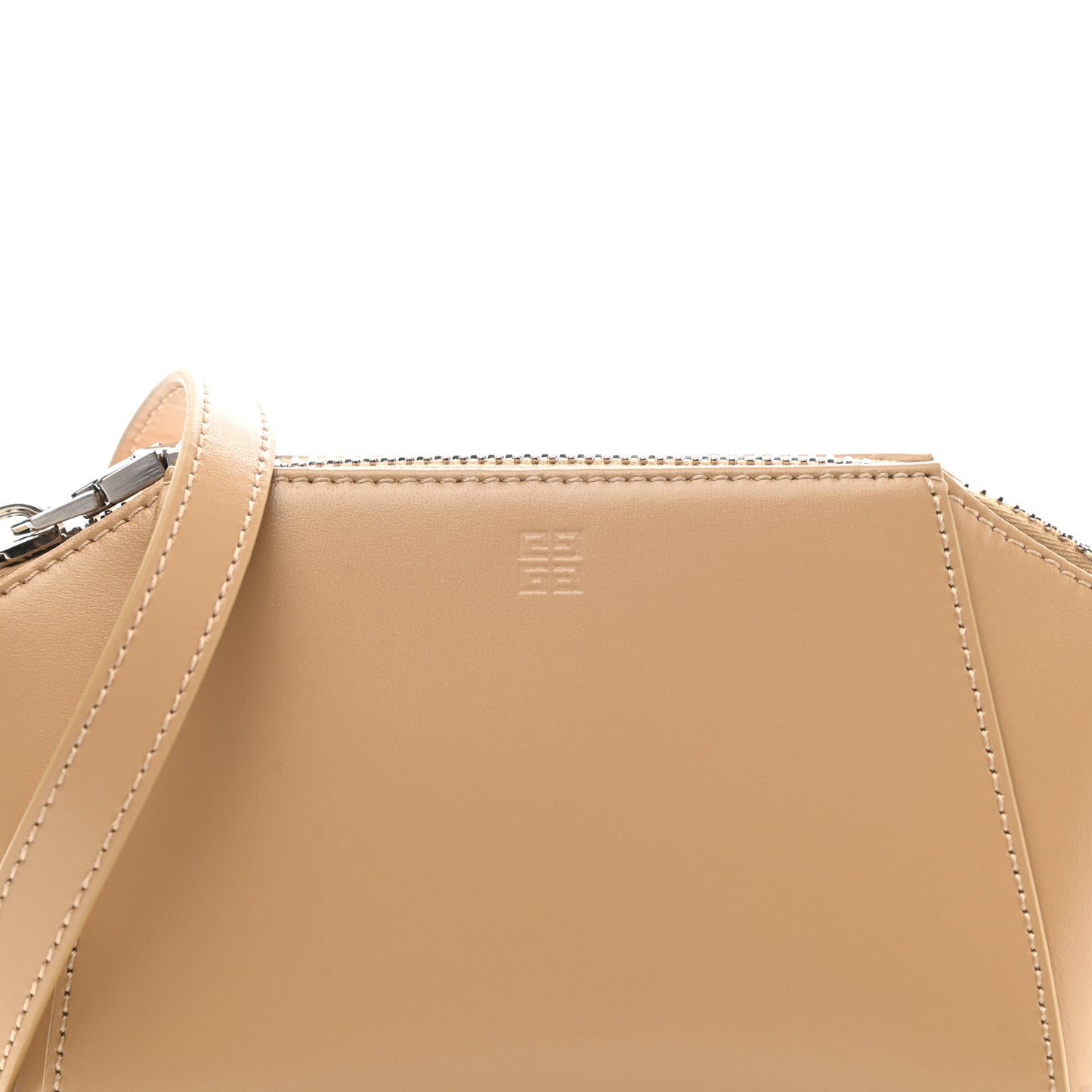 Smooth Calfskin Nano Antigona Beige Cappuccino