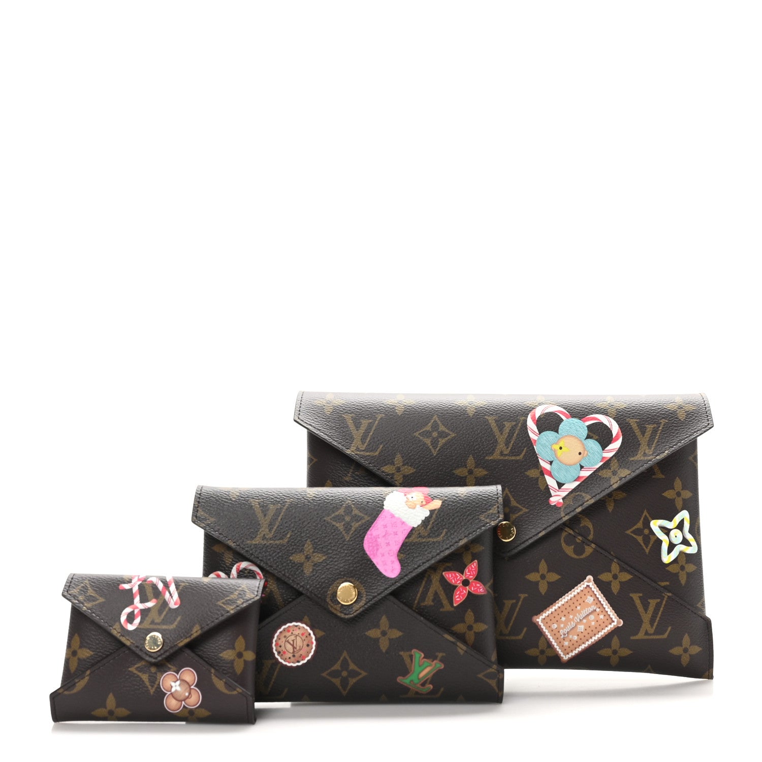Louis Vuitton Monogram Candy Factory Kirigami Pochette Set 1 of 8