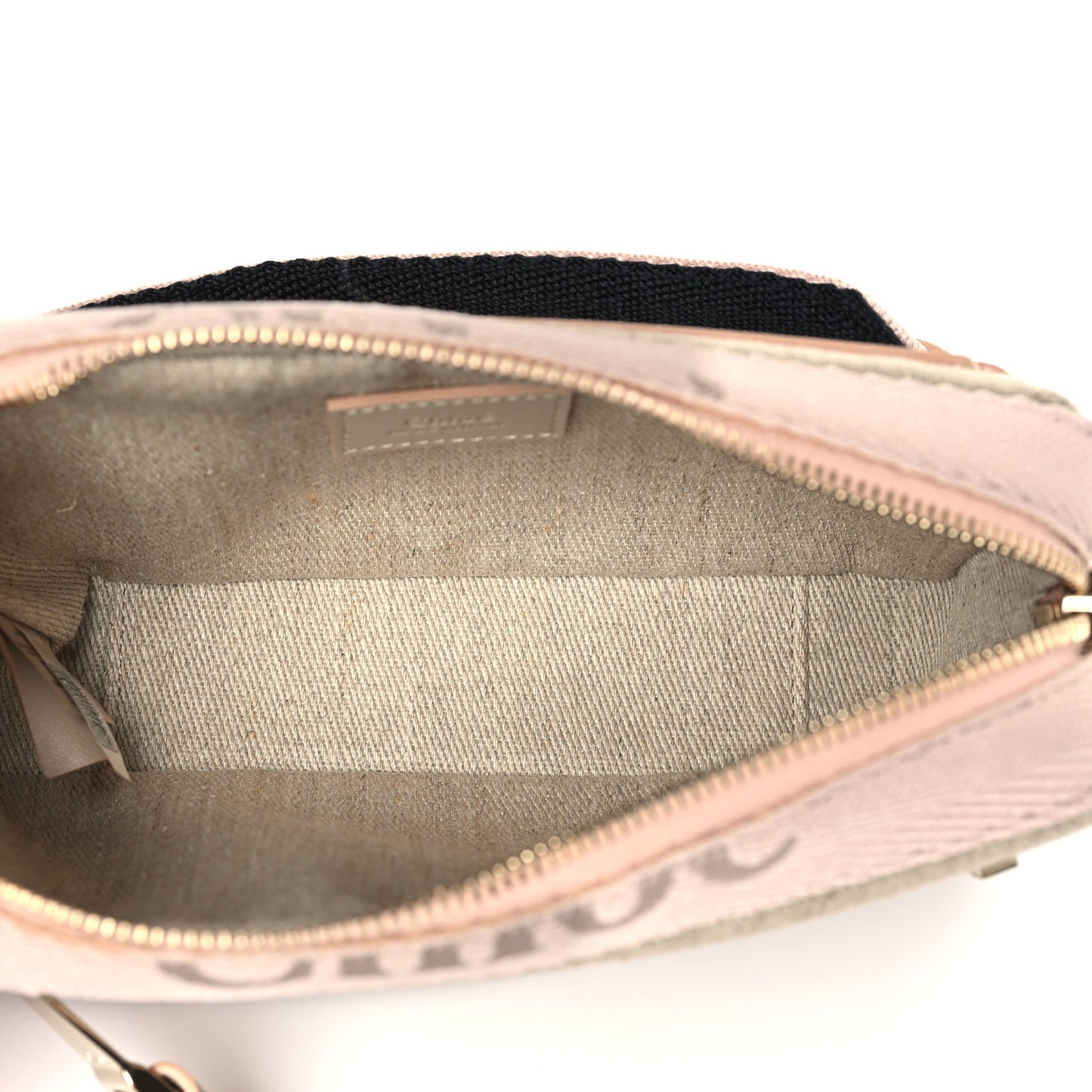 Linen Woody Belt Bag Blush Beige