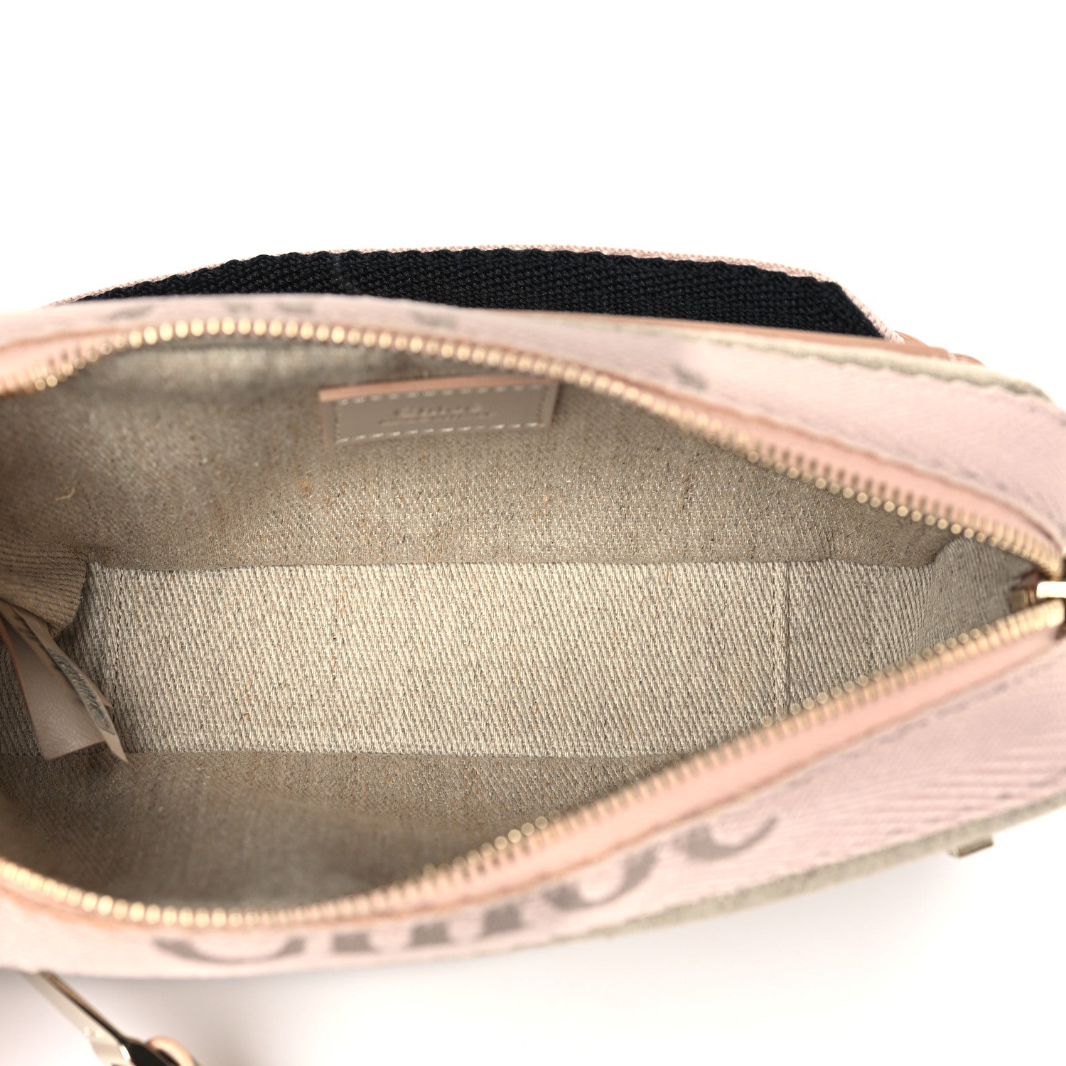 Chloe Linen Woody Belt Bag Blush Beige 5 of 9
