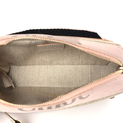 Chloe Linen Woody Belt Bag Blush Beige 5 of 9