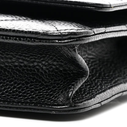 Chanel Caviar Quilted Wallet On Chain WOC Black 10 of 13