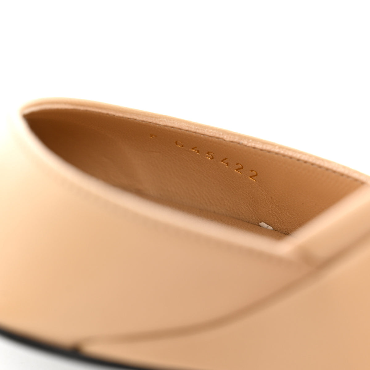 Lambskin Patent Cap Toe Mary Jane Wedge Pumps 37.5 Beige Black