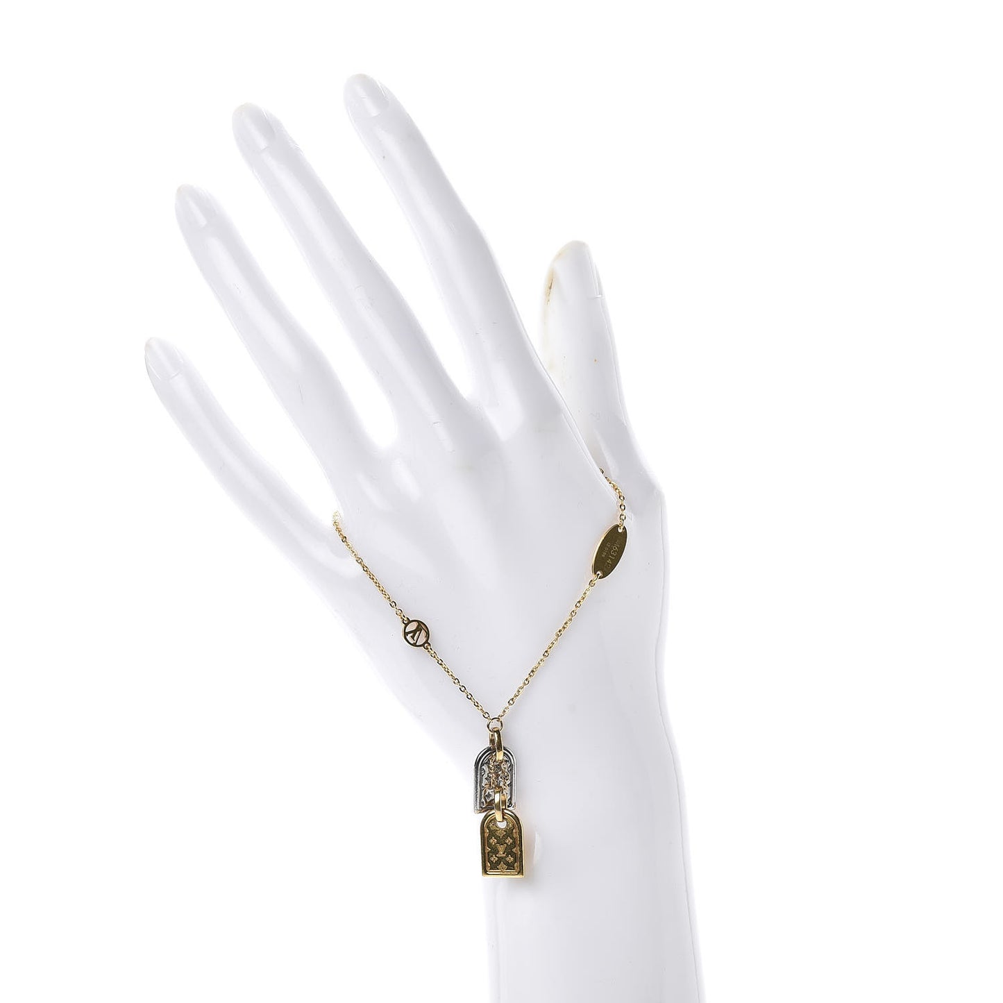 Brass Nanogram Bracelet Silver Gold