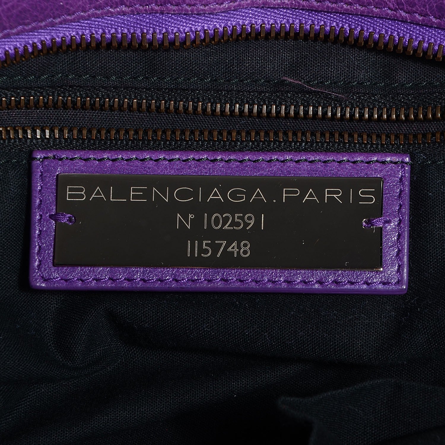 Balenciaga Agneau Classic Hardware City Ultraviolet 8 of 11
