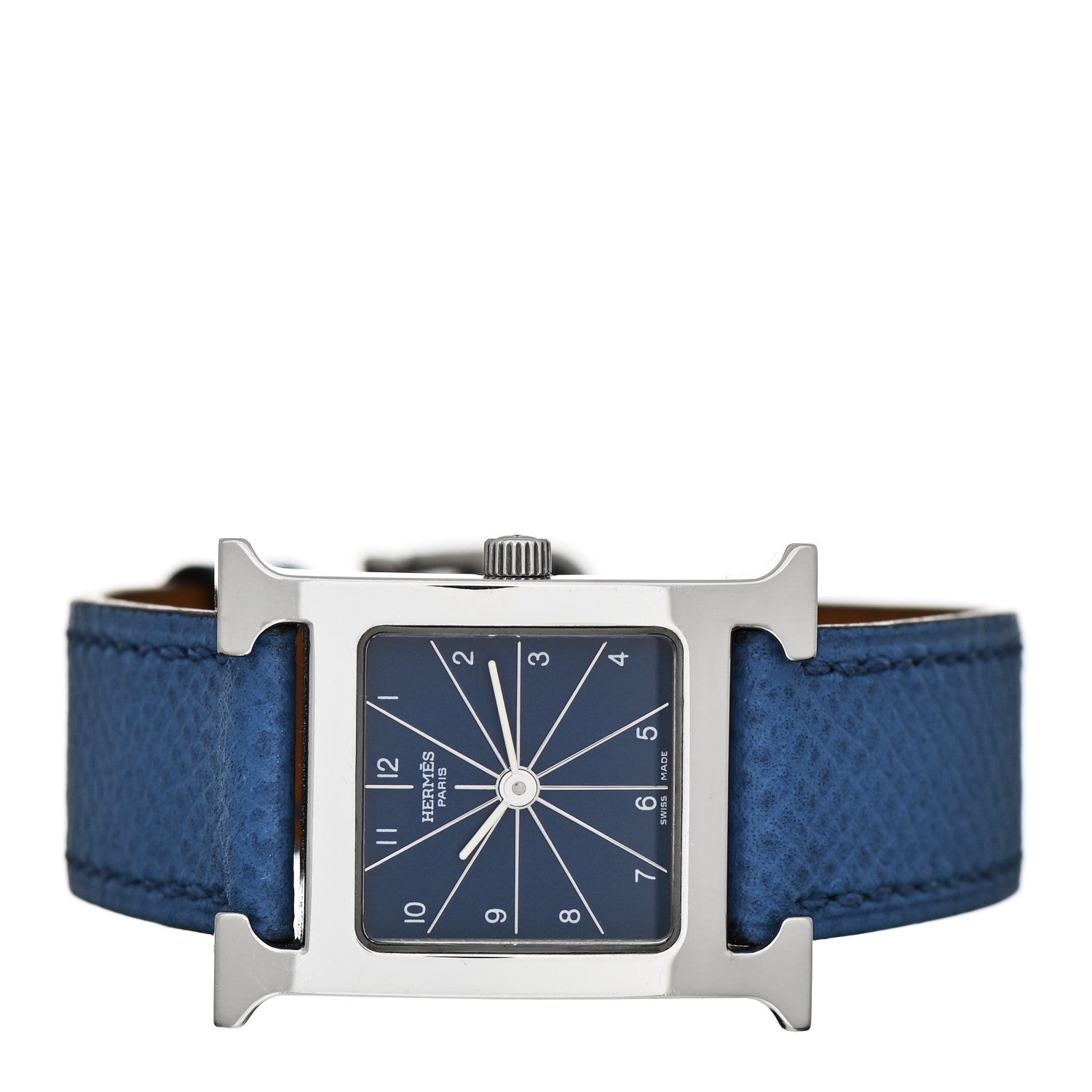 Hermes Stainless Steel Epsom 21mm Heure H Hour Quartz Watch Malta 2 of 4