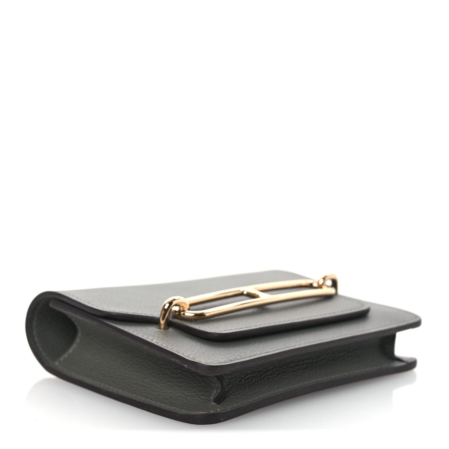 Hermes Evercolor Roulis Slim Wallet Gris Meyer 5 of 9