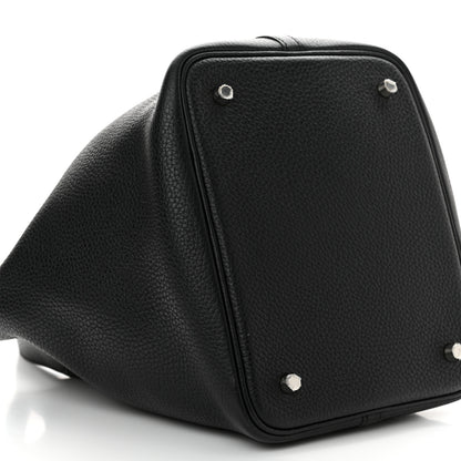 Hermes Taurillon Clemence Picotin Lock 22 MM Black 9 of 11