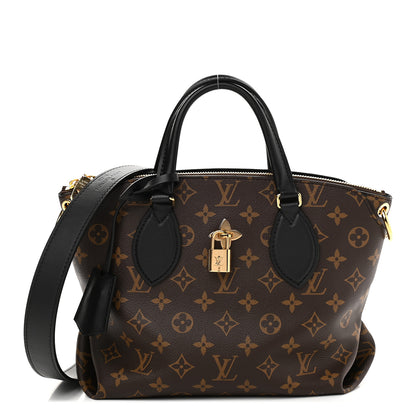 Louis Vuitton Monogram Flower Zipped Tote PM Black 2 of 14