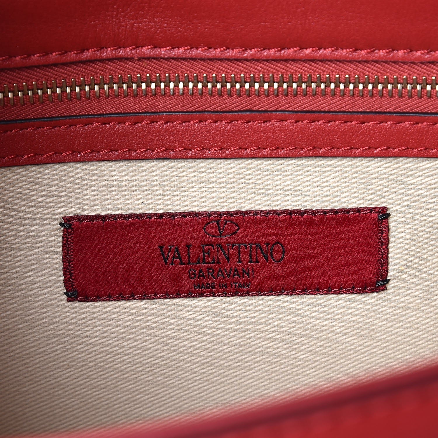 Valentino Garavani Vitello Medium Glam Lock Rockstud Flap Rosso Valentino 6 of 6