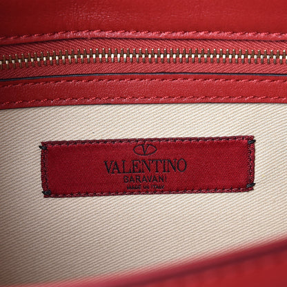 Valentino Garavani Vitello Medium Glam Lock Rockstud Flap Rosso Valentino 6 of 6