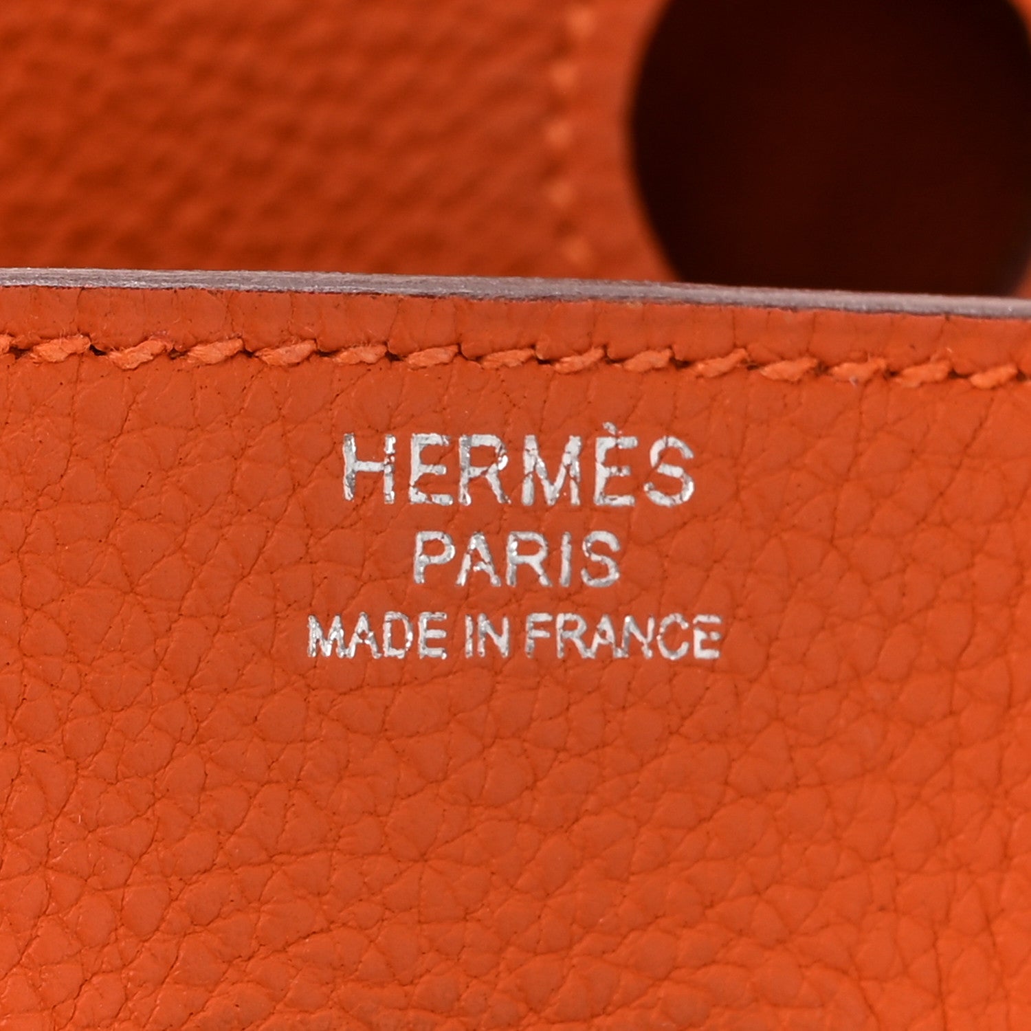 Hermes Togo Birkin 30 Orange 6 of 13