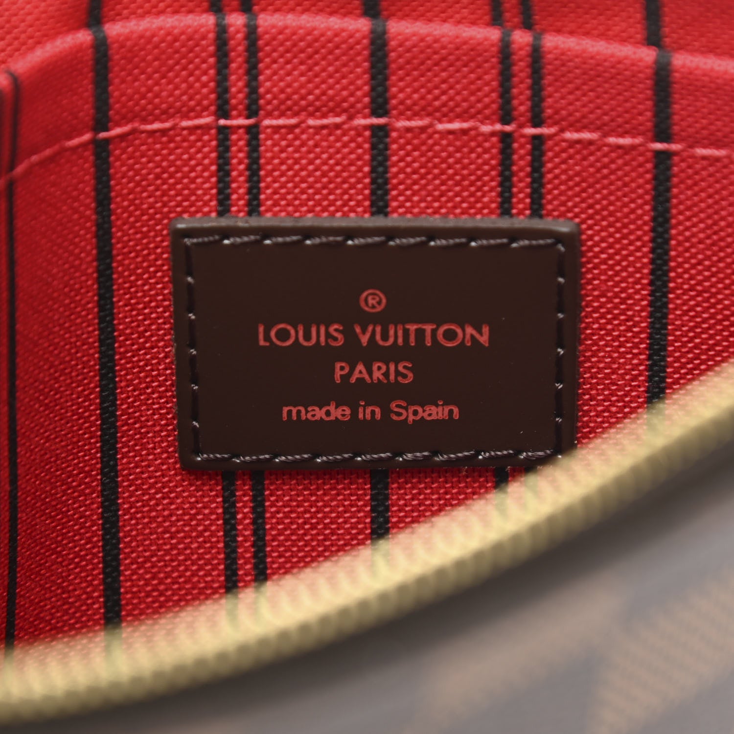 Louis Vuitton Damier Ebene Neverfull MM GM Pochette 6 of 6