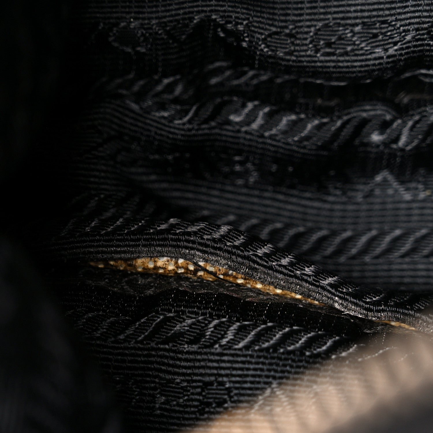 Prada Tessuto Nylon Saffiano Pochette Black 11 of 12