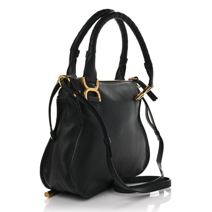 Chloe Calfskin Small Marcie Satchel Black 3 of 9