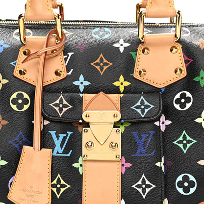 Louis Vuitton Monogram Multicolor Speedy 30 Black 9 of 11