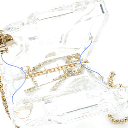 Chanel Plexiglass Dubai by Night Gas Tank Clutch 6 of 8