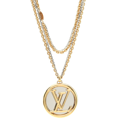 Louis Vuitton Louise Long Necklace Gold 1 of 6
