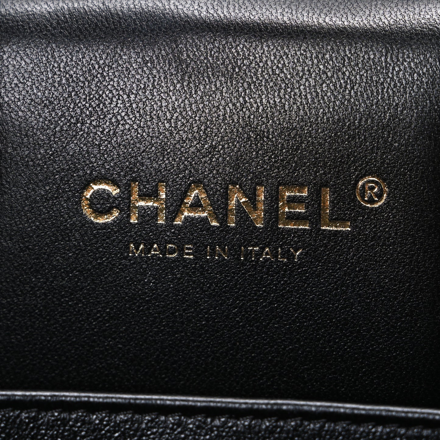 Caviar Quilted Small CC Vanity Case Black Black