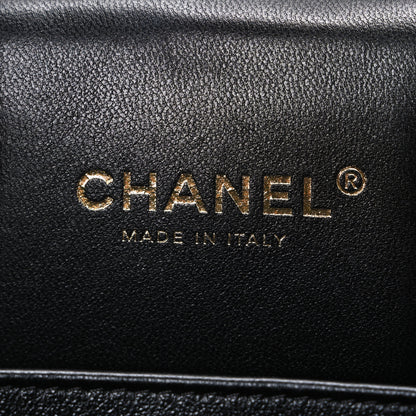 Chanel Caviar Quilted Small CC Vanity Case Black Black 6 of 10