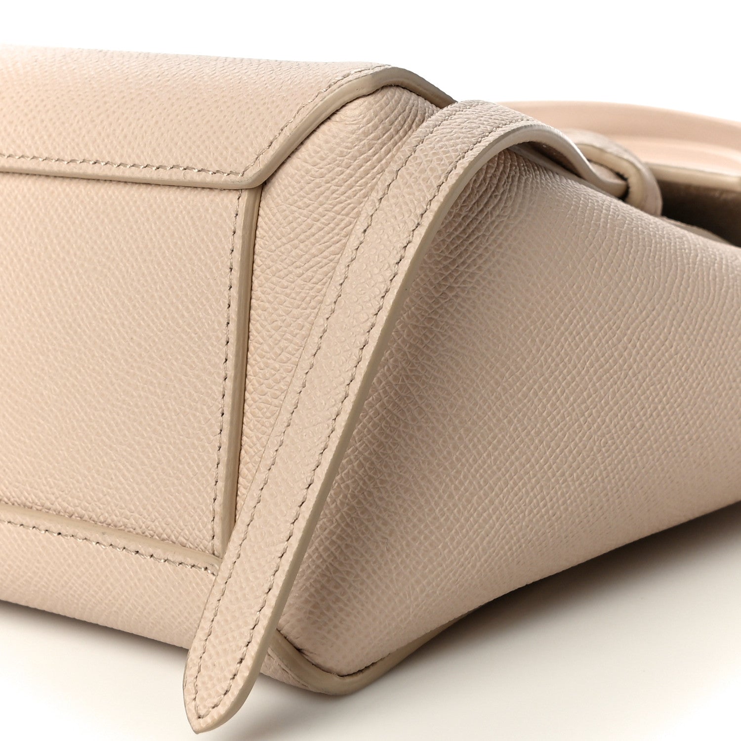 Celine Grained Calfskin Nano Belt Bag Powder 10 of 12