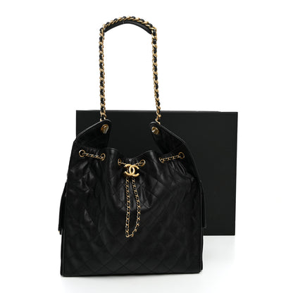 Chanel Caviar Quilted Medium Chanel 25 Handbag Black 12 of 12