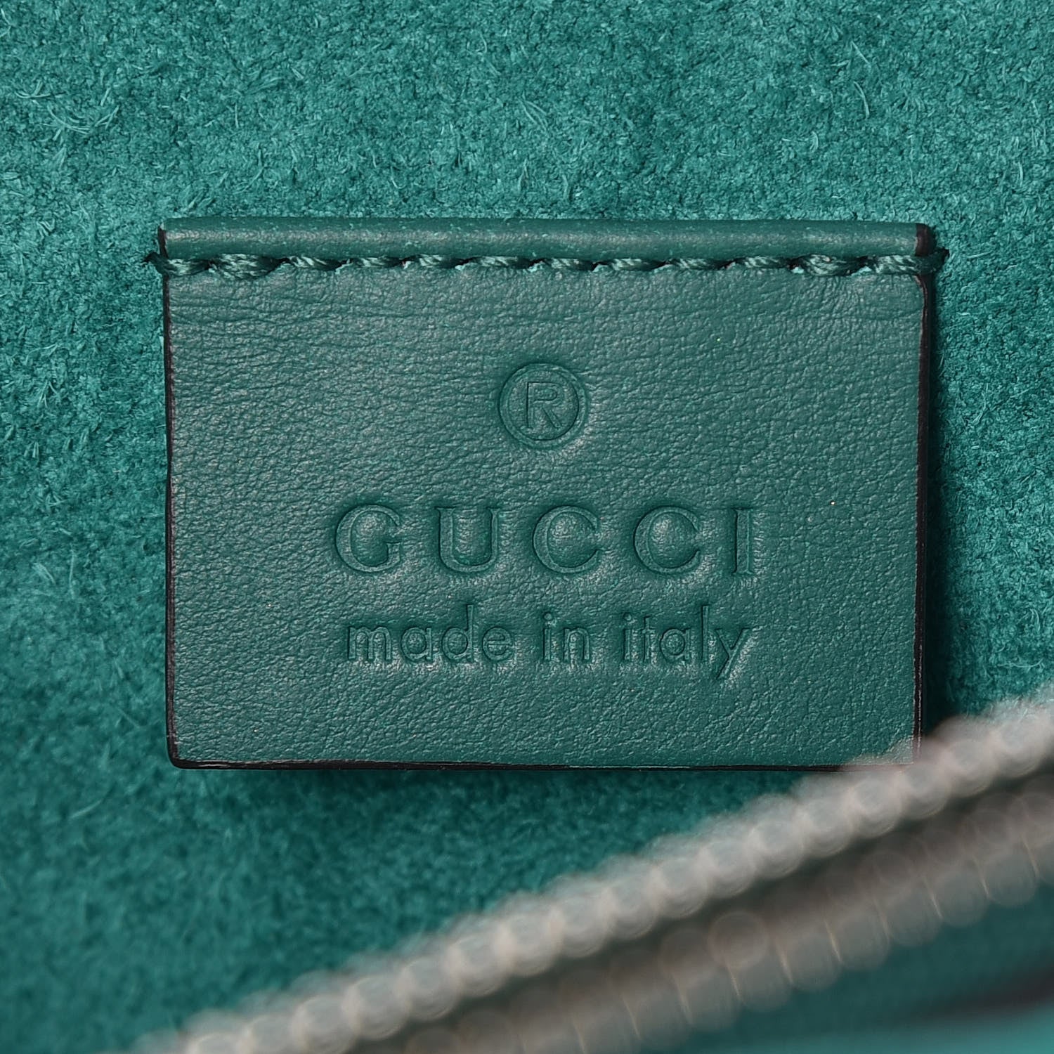 Gucci GG Supreme Monogram Willow Hill Embroidered Small Dionysus Shoulder Bag Emerald 7 of 11