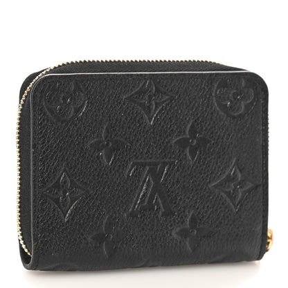 Louis Vuitton Empreinte Zippy Coin Purse Black 3 of 9