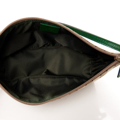 Gucci Monogram Boat Pochette Green 5 of 11