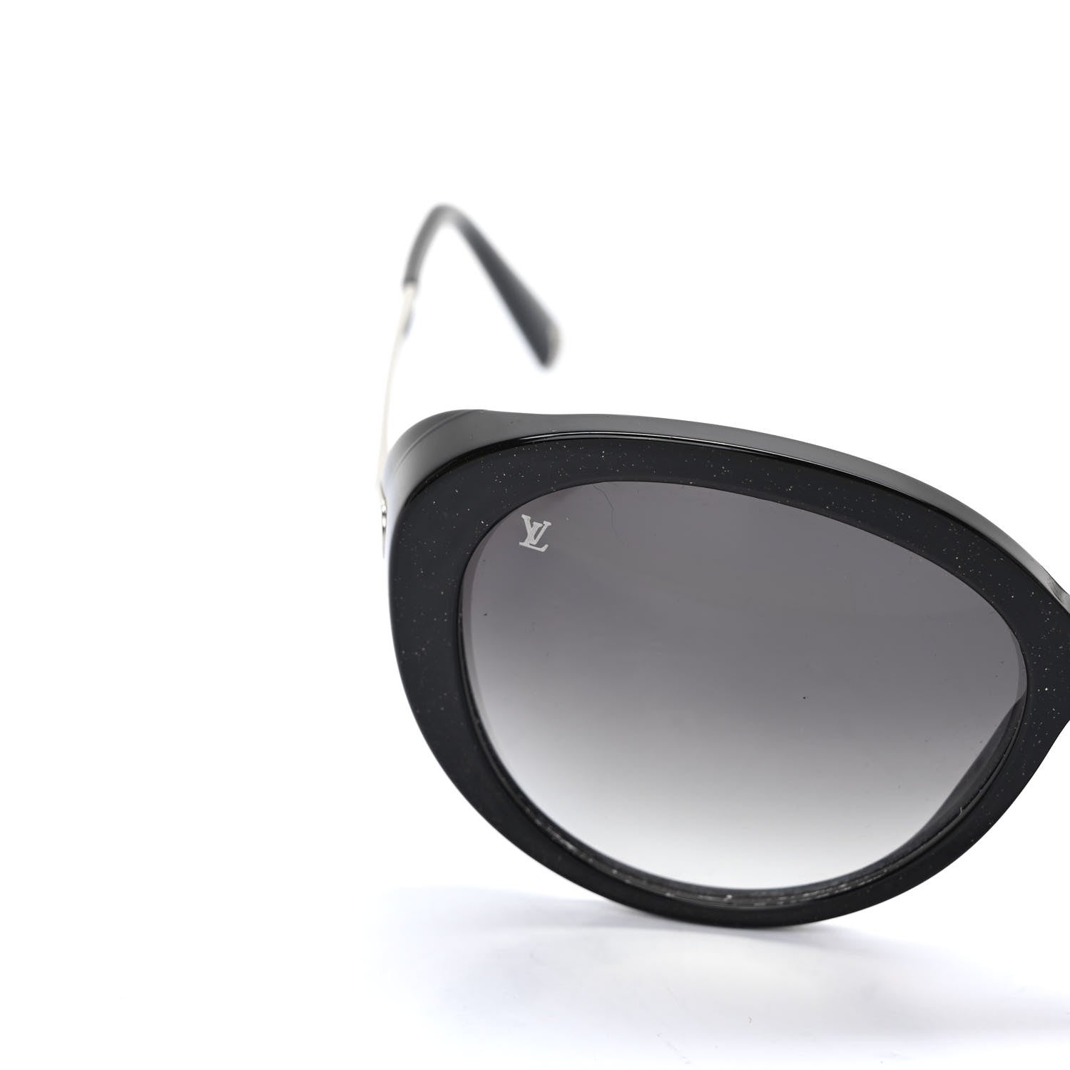 Louis Vuitton Acetate Bluebell Sunglasses Z0693W Black Glitter 5 of 10