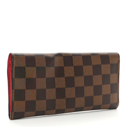 Louis Vuitton Damier Ebene Josephine Wallet Red 5 of 18
