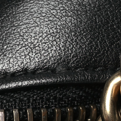 Gucci Calfskin Matelasse Mini GG Marmont Chain Shoulder Bag Black 11 of 15