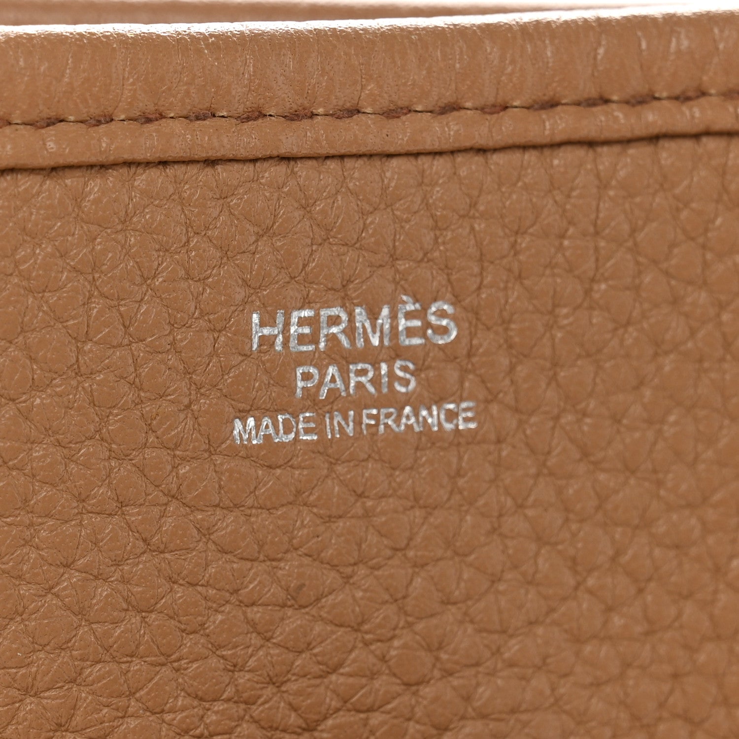 Hermes Taurillon Clemence Evelyne III PM Biscuit 6 of 12