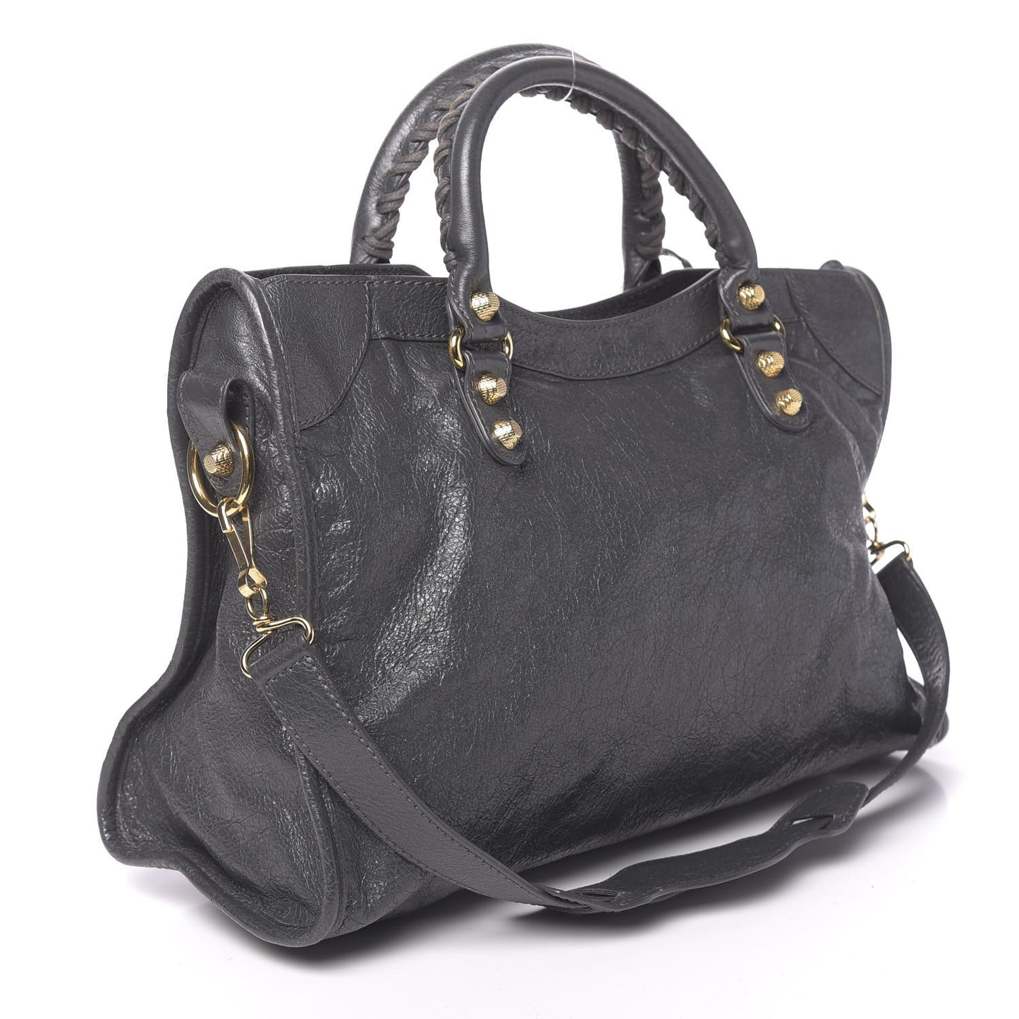 Agneau Giant 12 Gold Hardware City Gris Fossile