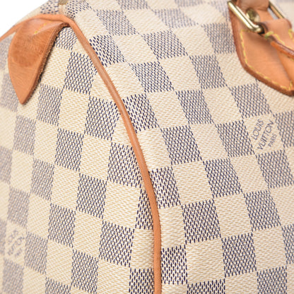 Louis Vuitton Damier Azur Speedy 30 27 of 34
