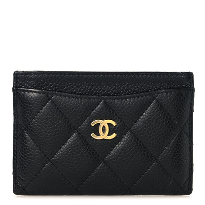 Chanel Caviar Quilted Card Holder Black 1 of 9