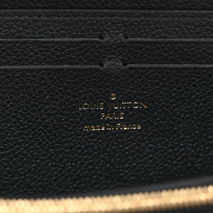 Louis Vuitton Empreinte Clemence Wallet Black 6 of 7