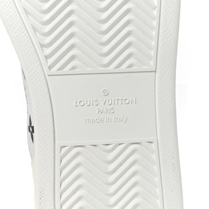 Louis Vuitton Calfskin Monogram Rivoli High Top Sneakers 10 White 7 of 9