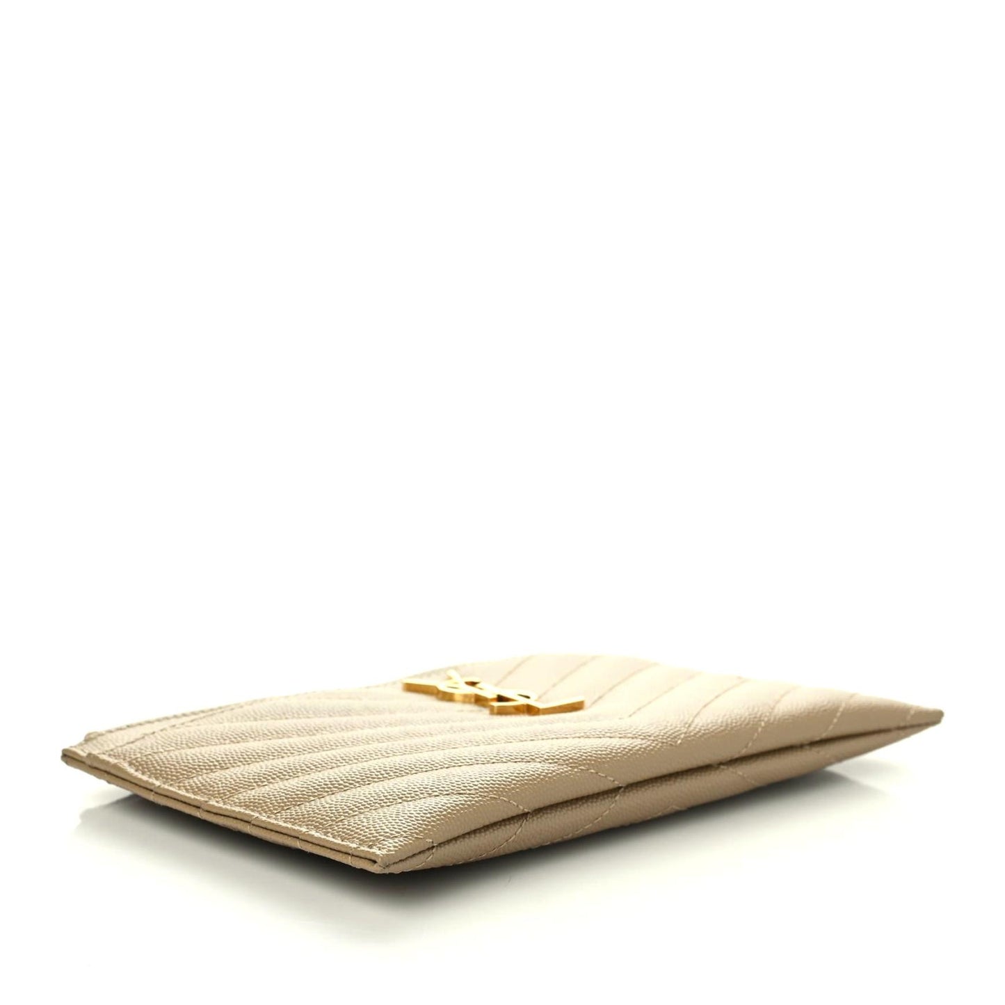 Grain De Poudre Chevron Monogram Bill Pouch Dune