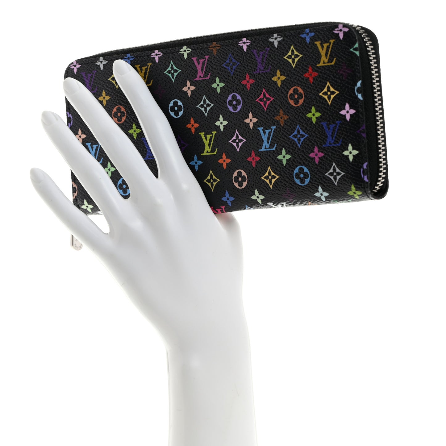LV X TM Monogram Multicolor Clemence Wallet Black