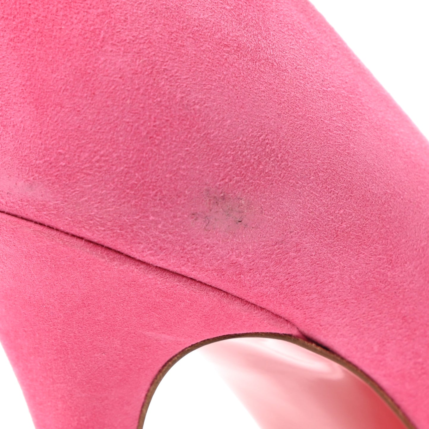 Suede Decoltish 100 Pumps 39.5 Pink
