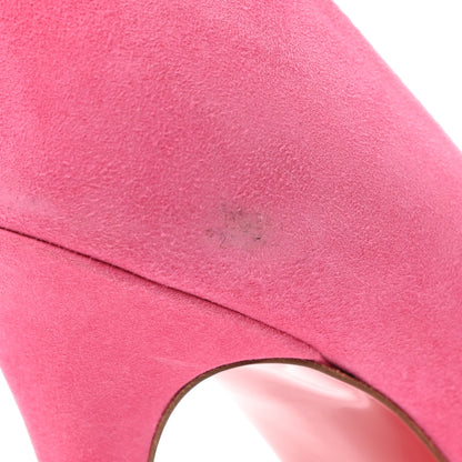 Christian Louboutin Suede Decoltish 100 Pumps 39.5 Pink 9 of 10